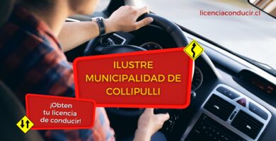 Renovar licencia de conducir en collipulli